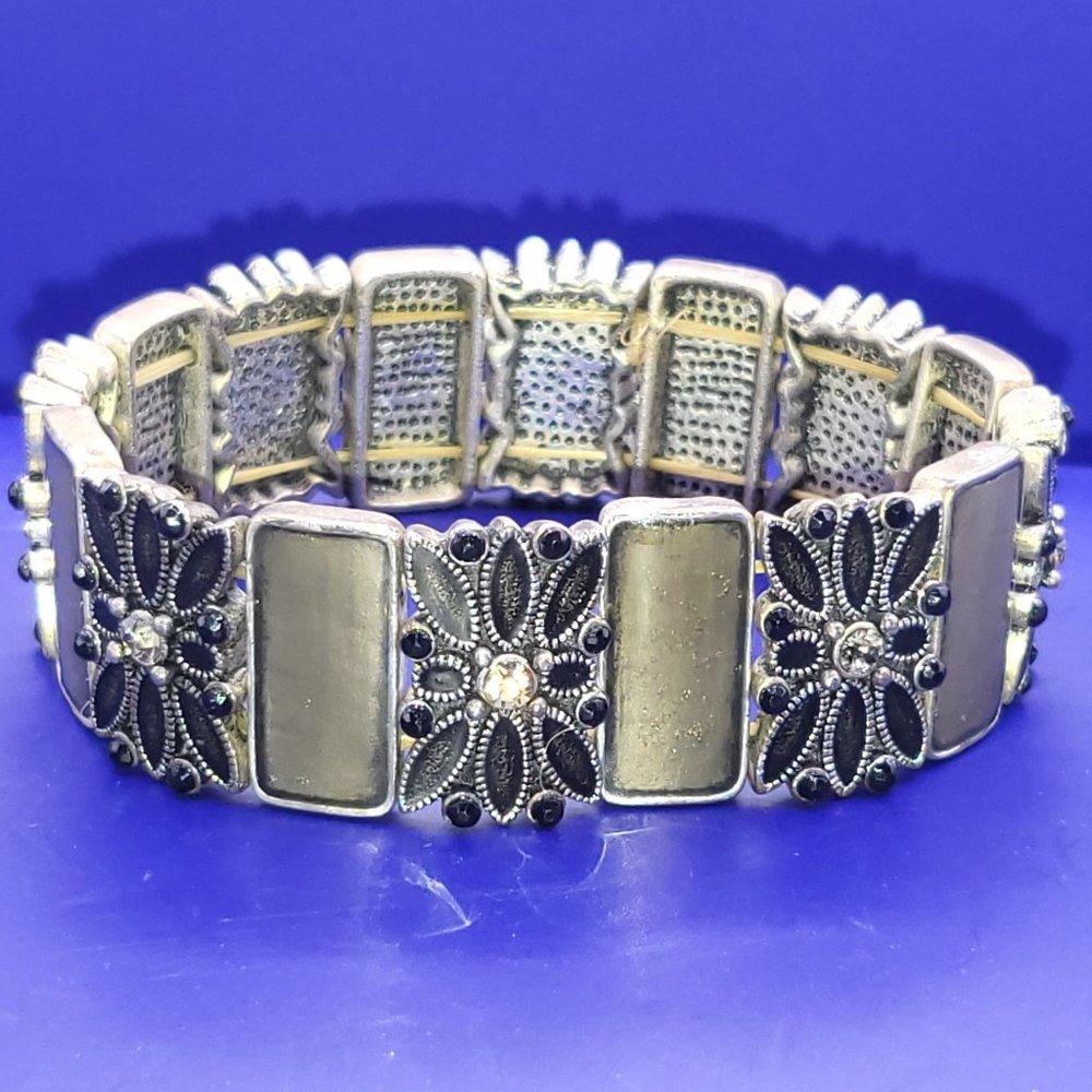 Vintage Bracelet Marcasite and Stone